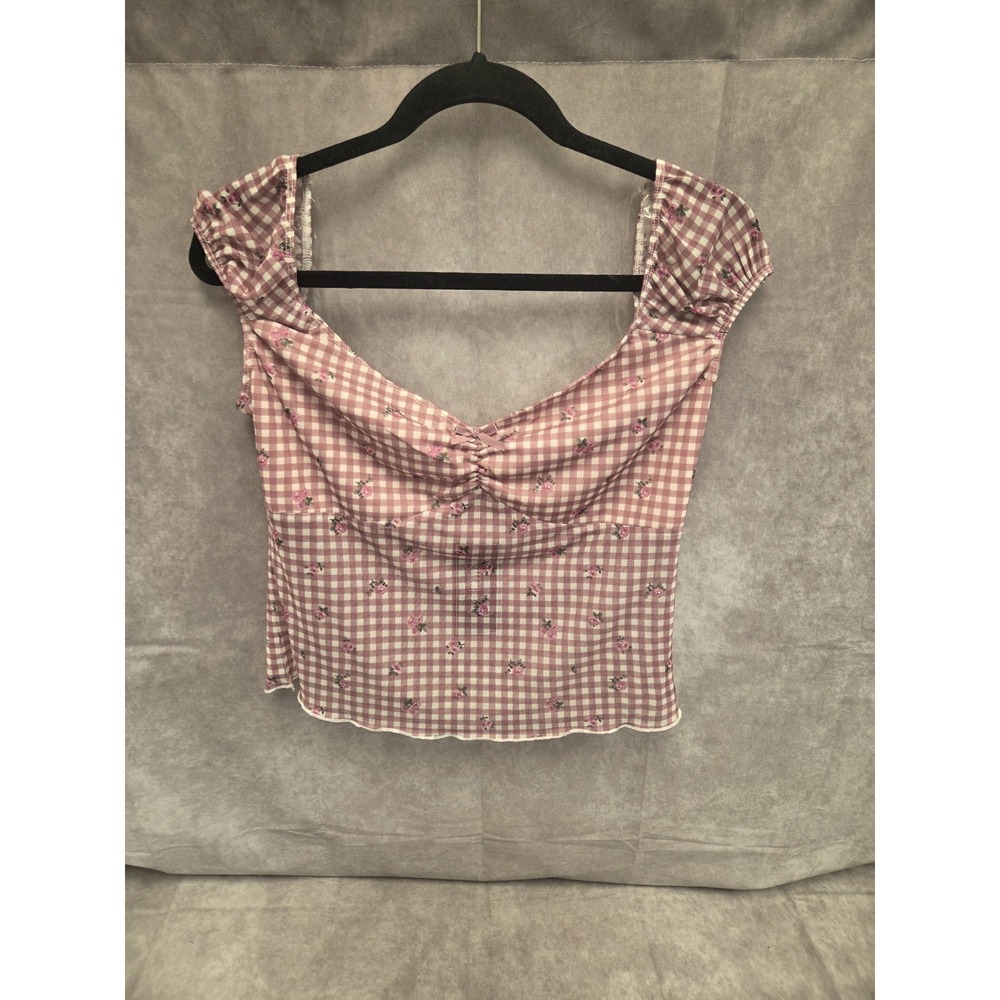Juniors Just Polly Shirt SZ XL Pink NWT